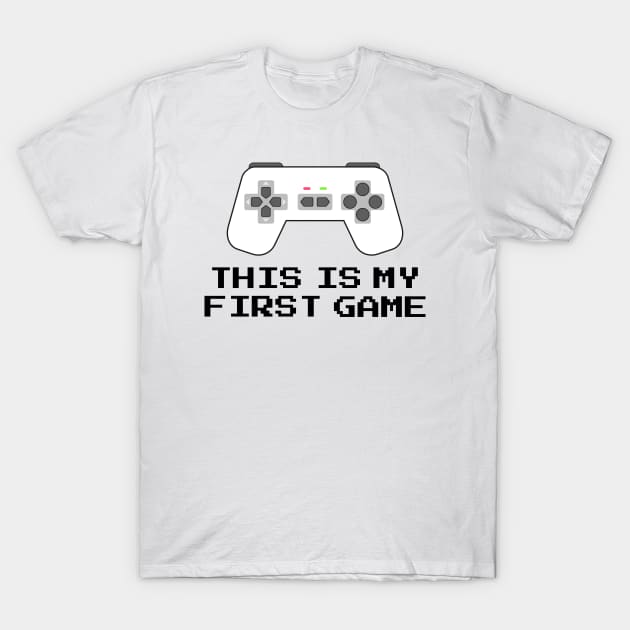 This is My First Game Retro T-Shirt by ahmadzakiramadhan